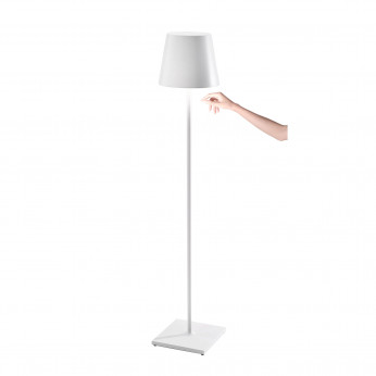 Zafferano Lampada da terra LED dimmerabile e ricaricabile "Poldina XXL PRO" Poldina