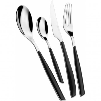 Bugatti Posate da tavola in acciaio set 24pz linea "Glamour"
