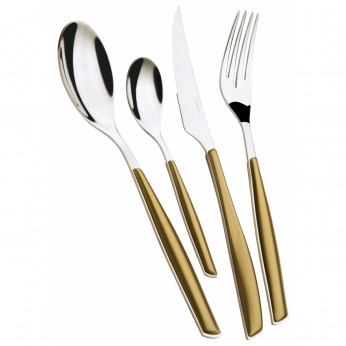 Bugatti Posate da tavola in acciaio set 24pz linea "Glamour"