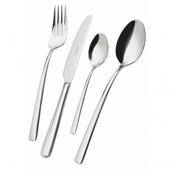 Bugatti Servizio di posate 24px in acciaio inox collezione "Metropolis" 