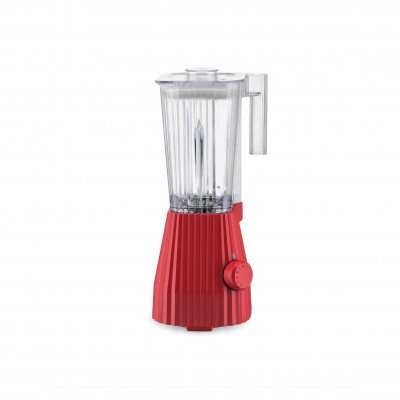 Alessi Plissè Frullatore con caraffa graduata in resina termoplastica spina europea 700W Colore: Rosso