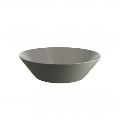  Alessi - Tonale - Insalatiera in ceramica stoneware dal design elegante - Colore: Grigio Chiaro - SKU: DC03/96LG 