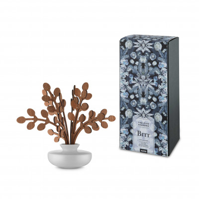  Alessi - Brrr - Diffusore a foglie per ambiente in porcellana foglie in mogano fragranza "Brrr" - SKU: MW641SW 