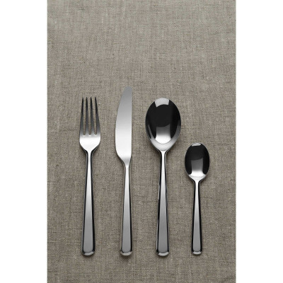  Alessi - Amici - Servizio di posate in acciaio Set 24pz - Colore: Acciaio - SKU: BG02S24 