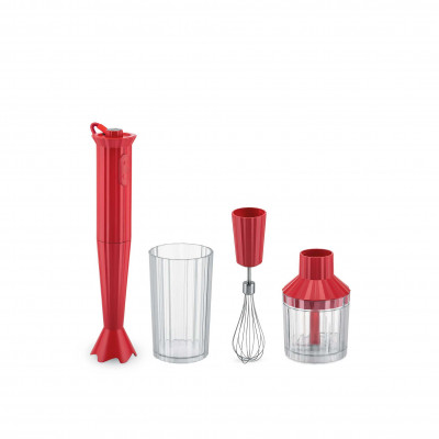 Alessi - Plissè - Frullatore a immersione con bicchiere graduato, frusta e tritatutto 500W - SKU: MDL10S