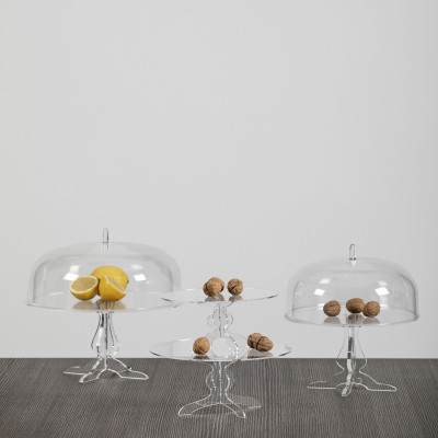  Vesta - Like Water - Alzata con campana - Colore: Trasparente - SKU: 0200400 