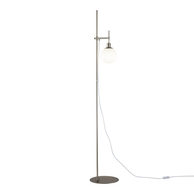 Maytoni Erich Piantana in stile moderno con struttura in metallo con altezza regolabile Colore: Nichel