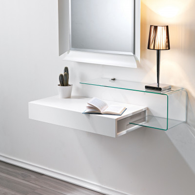 Pezzani - Due - Console da ingresso con contenitore con 1 cassetto - SKU: 0/506