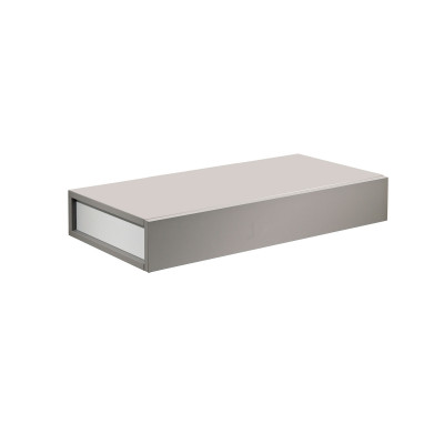 Pezzani - Due - Console da ingresso con contenitore con 1 cassetto - Colore: Grigio Tortora/Bianco Opaco - SKU: 0/506#8-77