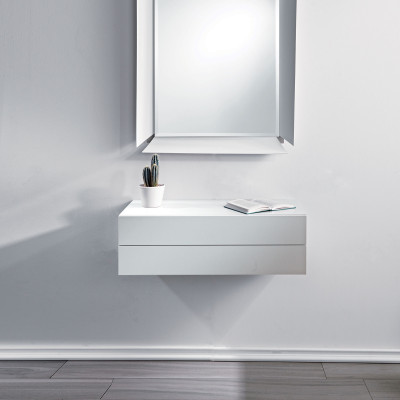 Pezzani - Due - Console per ingresso con contenitore grande a 2 cassetti - SKU: 0/507