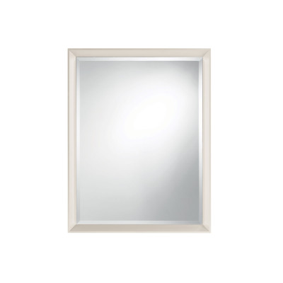 Pezzani - Riflesso - Specchiera moderna con cornice in alluminio verniciato sabbiato - Colore: Bianco - SKU: 0/530#BS