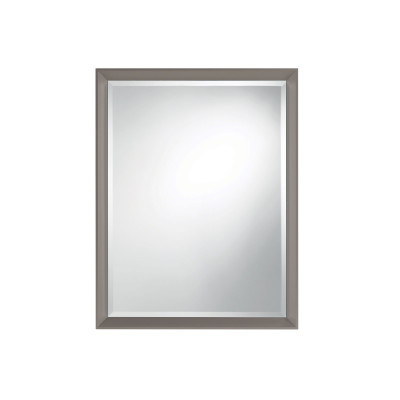 Pezzani - Riflesso - Specchiera moderna con cornice in alluminio verniciato sabbiato - Colore: Grigio Tortora - SKU: 0/530#TS