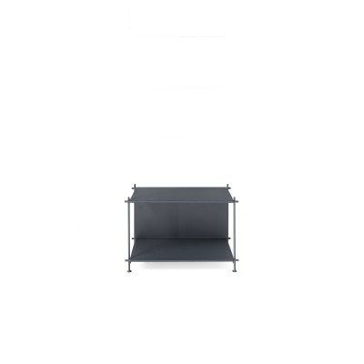 Pezzani - Musa - Libreria bassa con fianchi e struttura in acciaio dal design moderno cm 65 - SKU: 0/71P-60