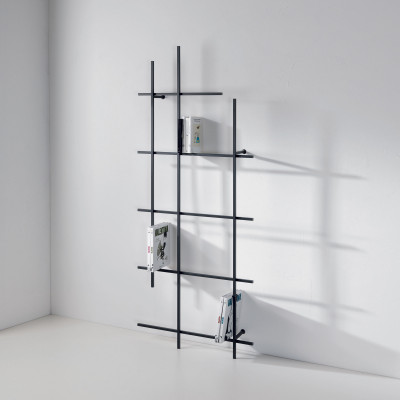 Pezzani - Libra - Libreria da parete verticale piccola di design moderno - SKU: 0/72-3