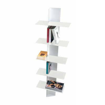 Pezzani - Libreria da parete con struttura in acciaio e ripiani in alluminio "Lift" - SKU: 0/74
