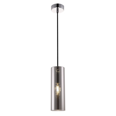 Maytoni Gioia Lampada a sospensione moderna con paralume in vetro in varie tinte Colore: Cromato