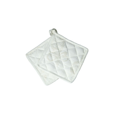  Brandani - Gioco di luci - Set 2 presine in tessuto - Colore: Avorio - SKU: B10350 