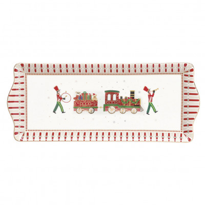  Easy Life - Polar Express - PIatto da portata rettangolare in porcellana - Colore: Multicolore - SKU: R1109#EXPR 