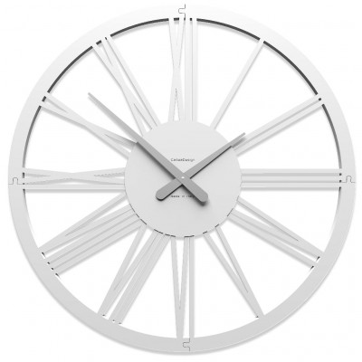 CalleaDesign - Pompei - Orologio da parete - Colore: Bianco - SKU: 10-207-1