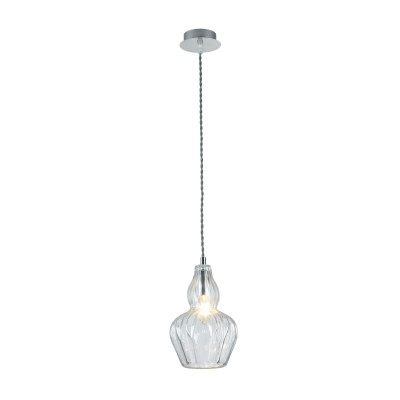 Maytoni - Eustoma - Sospensione moderna con montatura in metallo e diffusore in vetro - 1 Lampadina E14 40W - IP20 - SKU: MOD238-PL-01