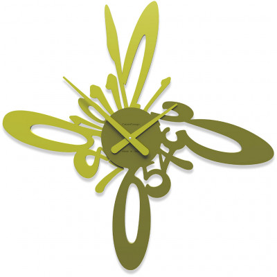 CalleaDesign - Armonico - Orologio da parete - Colore: Verde Oliva - SKU: 10-113-54