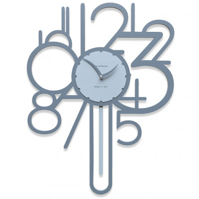 CalleaDesign - Joseph - Orologio da parete a pendolo in legno dal design moderno ed elegante - Colore: Carta da Zucchero - SKU: 11-002-44