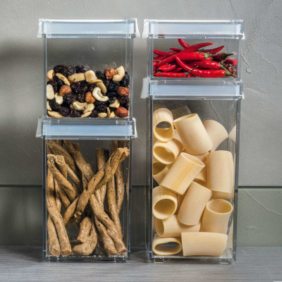  Guzzini - Barattolo per alimenti con tappo salvafreschezza piccolo Click&Fresh - SKU: 169200 