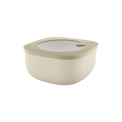 Guzzini Store&More Contenitore basso in plastica per alimenti misura "M" Colore: Beige