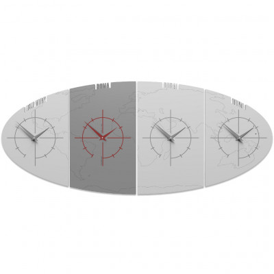 CalleaDesign - Sydney - Orologio da parete - Colore: Bianco - SKU: 12-004-1