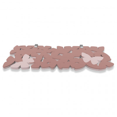 CalleaDesign - Farfalla - Mensola - Colore: Rosa Nuvola - SKU: 50-16-1-33