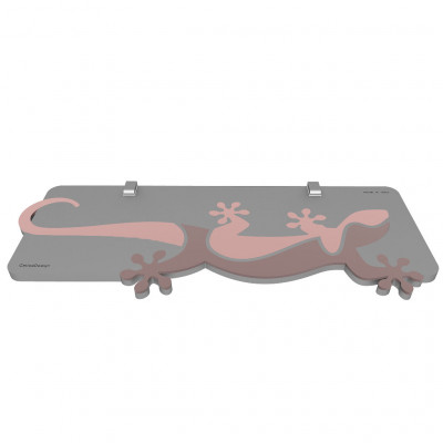 CalleaDesign - Geco Arrampicante - Mensola - Colore: Rosa Antico - SKU: 54-16-1-32