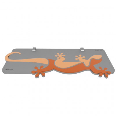 CalleaDesign - Geco Arrampicante - Mensola - Colore: Pesca Chiaro - SKU: 54-16-1-22