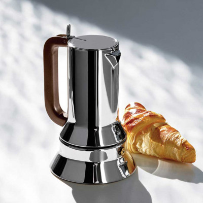 Alessi - Caffettiera Moka 9090 - Colore: Acciaio - SKU: 9090
