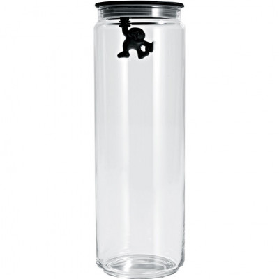 Alessi Gianni Barattolo Ermetico - XL Colore: Nero
