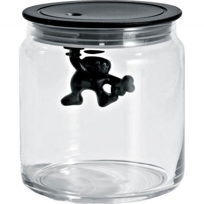 Alessi Gianni Barattolo Ermetico - S Colore: Nero