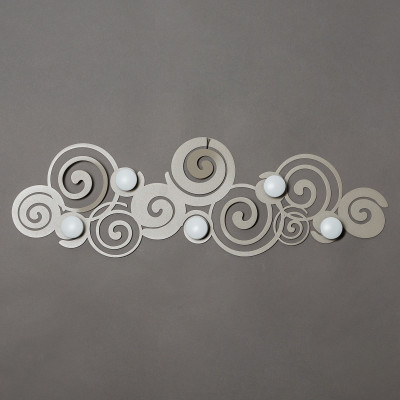  Arti e Mestieri - Orfeo - Appendiabiti da parete moderno in metallo - SKU: 0AP3252 