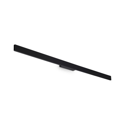 Ideal lux Linea Applique a led per esterni grande in alluminio e diffusore in vetro Colore: Nero
