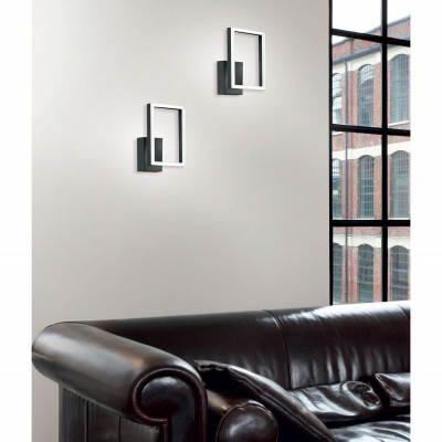 Fabas Luce - Bard - Plafoniera piccola a LED in stile moderno con struttura in metallo - 1 Lampadina Led Integrato 22W - Lumen 1980 - Gradi Kelvin 3000k Luce Calda - IP20 - SKU: 3394-21