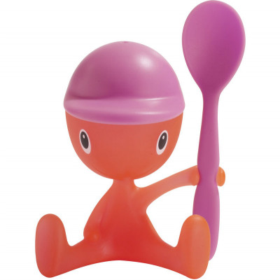 Alessi Cico Portauovo con spargisale e cucchiaino Colore: Rosa