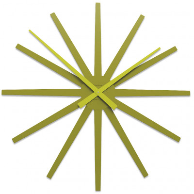 CalleaDesign - Frizz - Orologio da parete - Colore: Verde Oliva - SKU: 10-327-54
