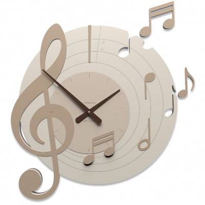 CalleaDesign - Bellini - Orologio da parete - Colore: Caffelatte - SKU: 51-10-3-14