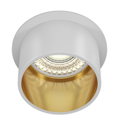 Maytoni - Reif - Faretti da incasso rotondi in alluminio verniciato dallo stile moderno - 1 Lampadina GU10 50W - IP20 - SKU: DL050-01