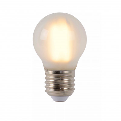 Lucide Lampadina G45 - Bulbo a filamento LED dimmerabile - Ø 4,5 cm - E27 Colore: Satinato