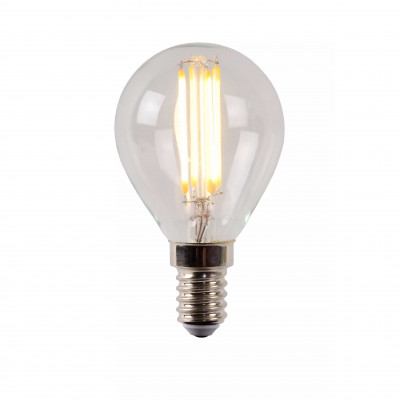 Lucide - Lampadina P45 - Bulbo a filamento LED Dimmerabile - Ø 4,5 cm - E14 - 1 Lampadina E14 4W - Lumen 400 - Gradi Kelvin 2700k Luce Calda - IP20 - SKU: 49022/04/