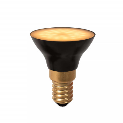 Lucide - Lampadina G45 - Bulbo a LED dimmerabile a 3 Step - Ø 4,3 cm - E14 - Colore: Nero - 1 Lampadina E14 5W - Lumen 400 - Gradi Kelvin 2700k Luce Calda - IP20 - SKU: 49098/05/30