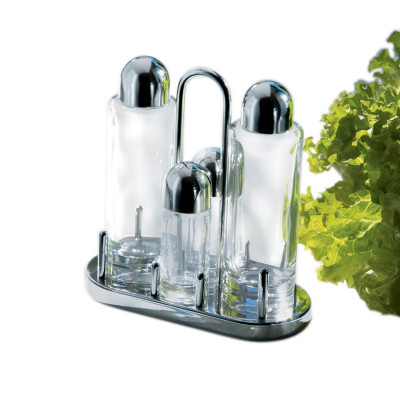  Alessi - Portacondimenti Servizio 5pz - Colore: Acciaio - SKU: 5070 