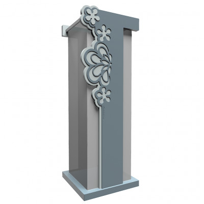 CalleaDesign Merletto Portaombrelli dal design moderno in legno Colore: Carta da Zucchero