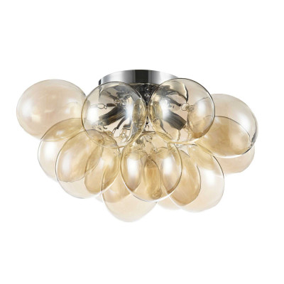Maytoni - Balbo - Lampada Da Soffitto con sfere in vetro trasparente e struttura in metallo - 4 Lampadine G9 28W - IP20 - SKU: MOD112-04