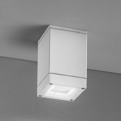 Perenz - Pendo - Lampada da soffitto per esterni in alluminio dal design moderno - 1 Lampadina GU10 35W - IP20 - SKU: 6218