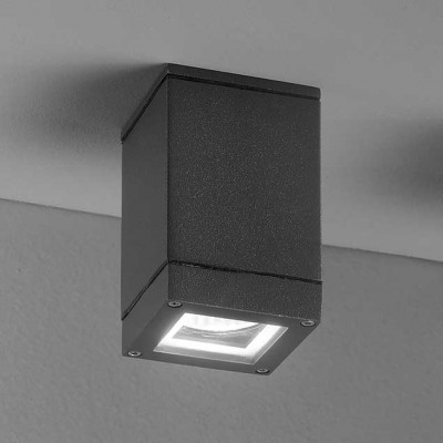Perenz Pendo Lampada da soffitto per esterni in alluminio dal design moderno Colore: Grafite